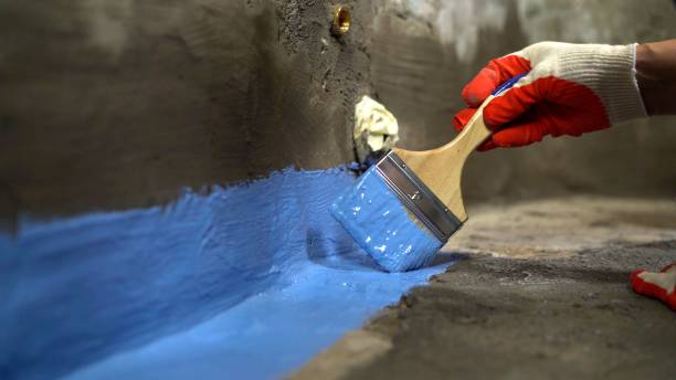 Commercial Waterproofing project at a Somerset, WI business property by SJ Waterproofing Pros